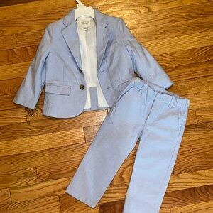 Janie and Jack set. Blazer and suit pants.
